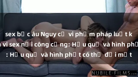 sex bắc âu Nguy cơ vi phạm pháp luật khi thực hiện hành vi sex nơi công cộng: Hậu quả và hình phạt có thể đối mặt